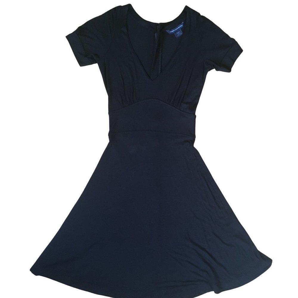 French Connection Black A-Line Dress US 6 / UK 8